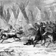 The 7th U.S. Cavalry charging into Black Kettle’s village at daylight Nov. 27, 1868 (Harper’s Weekly)
Wikimedia Commons